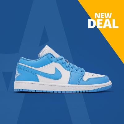 Giày NIKE Air Jordan 1 Low ‘UNC’ [ AO9944 441 ]