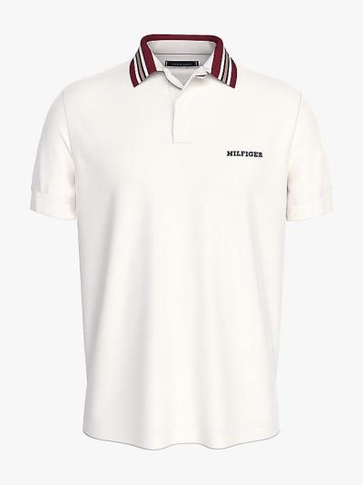 Áo Polo Tommy Hilfiger Contrast Collar Regular 'ivory petal' [MW33187 720]