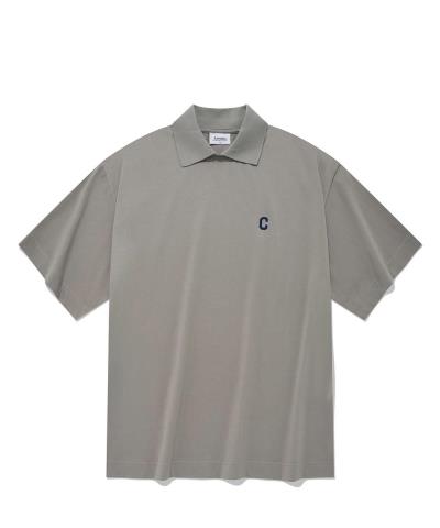 Áo thun Polo Covernat C Logo Wappen Cool Pique Gray [CO2202ST43GR]