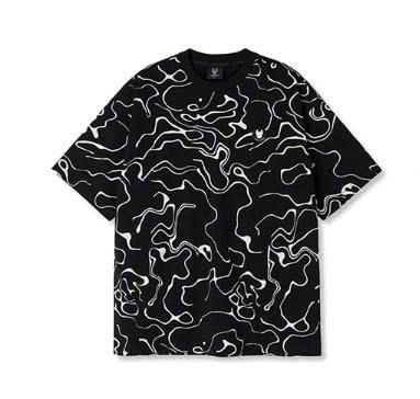 20327 -Áo Thun Life Work Radok Line Artwork Short-sleeve ''Black''