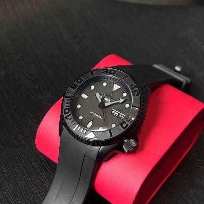 Đồng Hồ Seiko ‘Mod’ Rubber Strap Dark Minutes Black