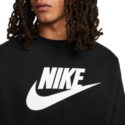 Áo Sweater  Nike Sportswear Club Fleece Men's Graphic Crew ' BLACK' [ DQ4912 010]