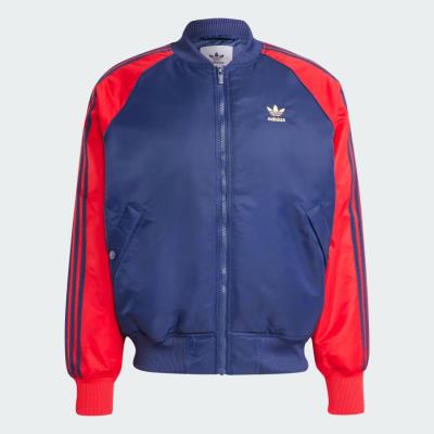 Áo Khoác Adidas Premium Collegiate Jacket Navy/Red [IZ0410]