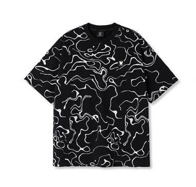 Áo Thun Life Work Radok Line Artwork Short-sleeve ''Black'' [LW242TS436]