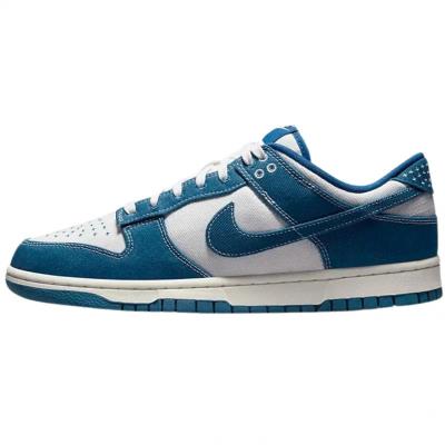 Giày Nike Dunk Low Industrial Blue Sashiko [DV0834 101]