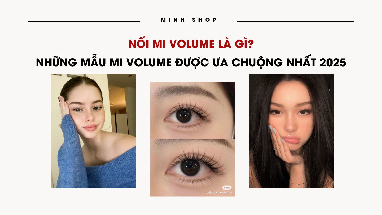 Nối mi Volume là gì? Những mẫu nối mi Volume hot nhất 2025