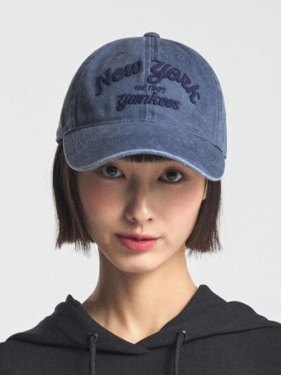 Nón MLB Varsity Lettering Color Denim Unstructured Ball Cap New York Yankees ''Indigo'' [3ACPDS14N 50INS]