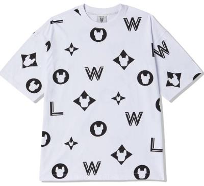 Áo Thun Life Work Monogram Short Sleeve White [LW222TS102]