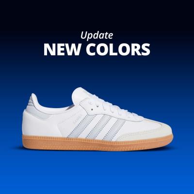 Giày ADIDAS SAMBA OG "Cloud White & Halo Blue" [IE0877]