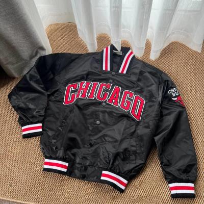 Áo khoác varsity NBA HardWood Classics Chicago Bulls