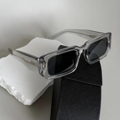 Kính Prada Milano Acetato Sunglasses 'Grigio Trasparente' [OPR 06YS 12R09T]