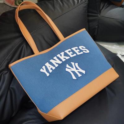 17009 - Túi MLB Tote Varsity New York Yankees Beige Blue