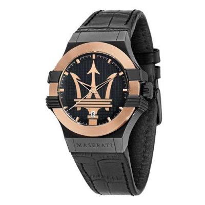 Đồng Hồ Maserati Potenza Quartz Black Dial Watch ** [R8851108032]