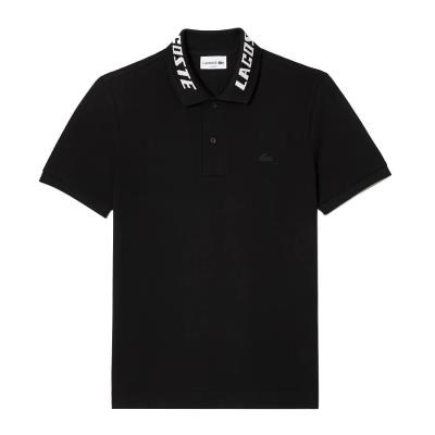 Áo thun Polo Lacoste Piqué Striped Straight ''Black'' [PH9642 51 031]