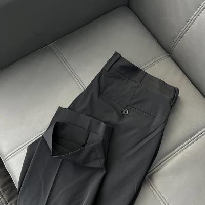 Quần Tây Topten10 Wide Half Banding Slacks ''Black'' [MSC5KG2502]