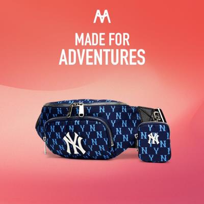 TÚI MLB MONOGRAM HIP SACK NEW YORK YANKEES [3AHSM012N-50NYL]