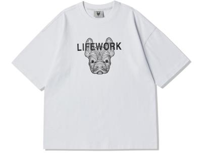 16586 - NEW ITEM Áo Thun Life Work Hideaway White