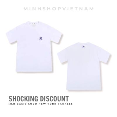 FLASH SALE ~ Áo thun MLB Basic Logo New York Yankees 'White' [31TS11131-50W] FLAW_ Discount