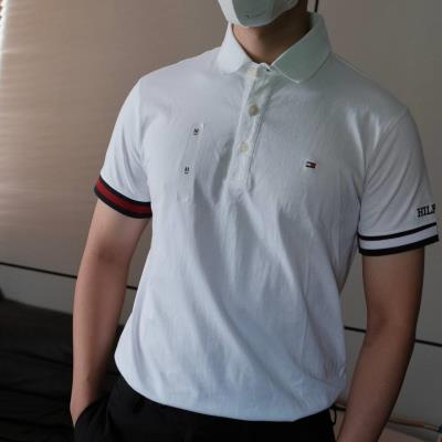 Áo Polo Tommy Hilfiger Flag Logo Cuff ''White'' [78J9762 100]