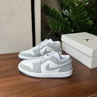 Giày Nike Air Jordan 1 Low White/Grey **[O] [DC0774 105] ---YYY---