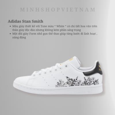 Giày Adidas Stan Smith Black Floral White/Black GV9977