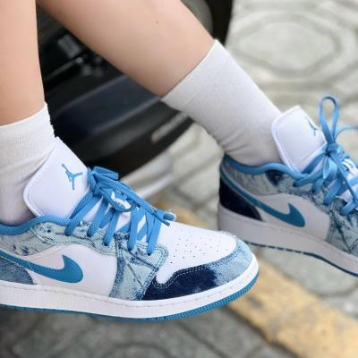 13483 - Giày Nike Air Jordan 1 Low Washed Denim