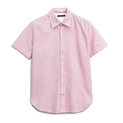 Áo Sơ Mi Francis Mantini Short Sleeve ''White Pink''