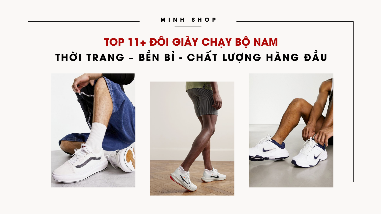 TOP 11+ Đôi Giày Chạy Bộ Nam Thời Trang - Bền Bỉ Chất Lượng Hàng Đầu