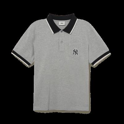 Áo Thun Polo MLB GreyBlack SS23 [3lpqb0133 50mgs]