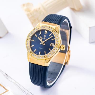 Đồng Hồ Olym Pianus Classic Fusion Gold/ Blue [OP990-45DLK-GL-X] - Size 34