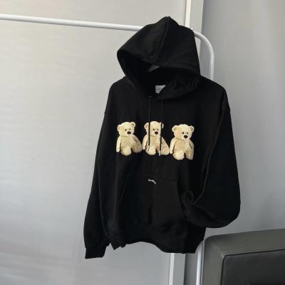 Áo Hoodie ADLV Three Boucle Bear Black [hdablb blk]