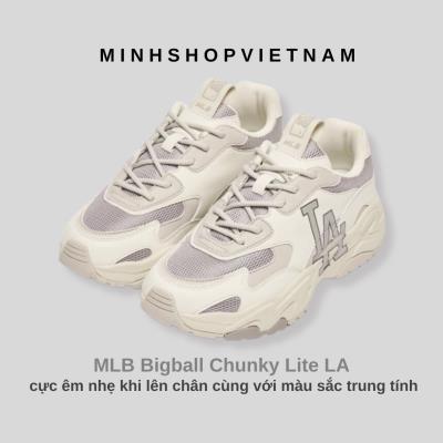 ~Sale Giày MLB Bigball Chunky Lite LA Dodgers Grey [3ASHC311N-07GRS]
