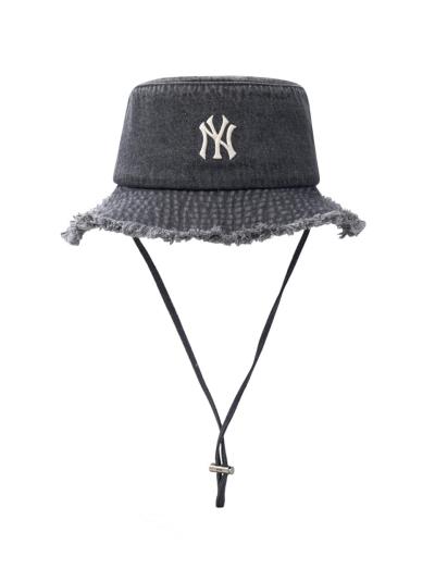 Nón MLB Bucket Denim Safari New York Yankees ''Grey'' [3AHTD025N 50GRS]