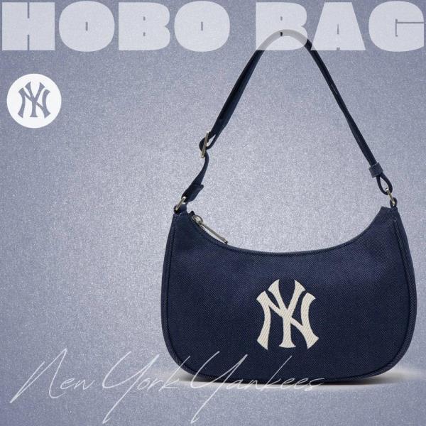 Minhshop.vn - Túi MLB Korea Basic Denim Hobo Bag New York Yankees ...