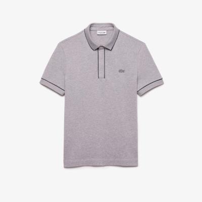 Áo Polo Lacoste Smart Paris Stretch Regular Fit ''SILVER' [PH8184 51 CCA]