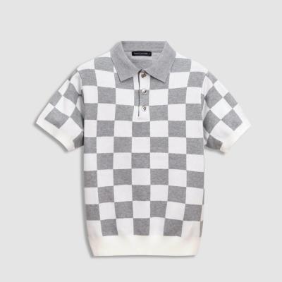 Áo Polo FRANCIS MANTINI Grey/ White'