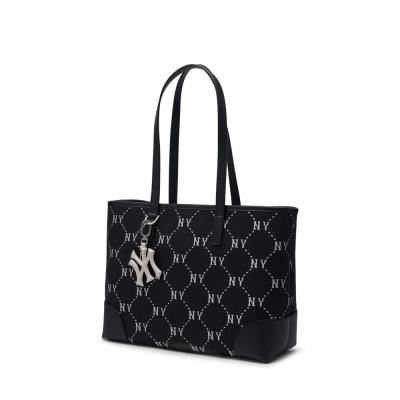 19511 - Túi MLB Tote Korea Diamond Monogram Jacquard New York Yankees ''Black'' ( Order )