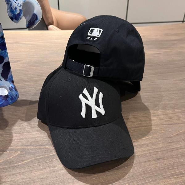 キャップ MLB Korea Newfit Structure Ball Cap NY Black 3ACP0802N-50BKS NY 3ACP7701N-50BKS Black MLB Unisex Rookie Unstructured Ball