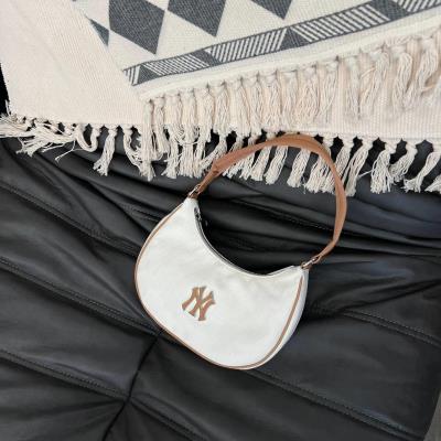 Túi MLB Monogram Hobo Bag NEW YORK YANKEES ' CREAM' [ 3ABQS014N 50CRD ]