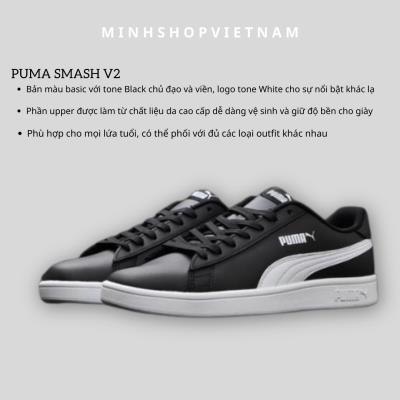 ~SALE Giày Puma Smash v2 Leather  [365215 04] ÁP DỤNG CHUYỂN KHOẢN