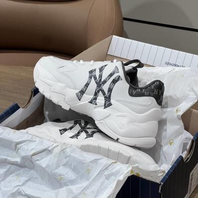 Giày MLB BigBall Chunky Denim Momo New York Yankees Black [3ASHBDM4N 50BKS]