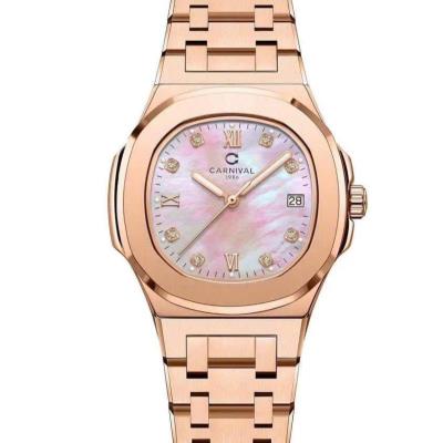 Đồng Hồ Carnival ''Brown Pink'' [8160L]