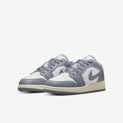 Giày Nike Air Jordan 1 Low (GS) 'Vintage Grey' 553560-053