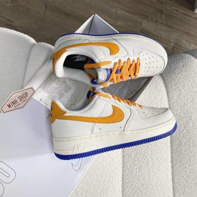 Giày Nike Air Force 1 Custom Low By You White/Yellow Cust [DV3892 900]