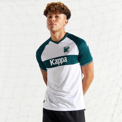 Áo Thun Kappa Football Theme Colorblock Active T-Shirt with V Neck ' WHITE/ GREEN ' [ 7004038736 ]