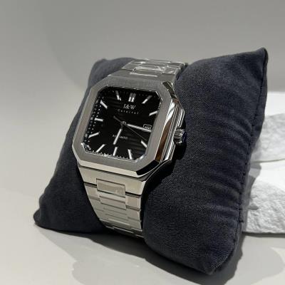 Đồng Hồ I&W Carnival Cubitus ''Silver Black'' [55875G]