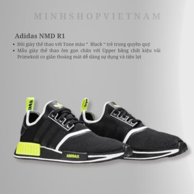 Giày adidas NMD R1 Black Solar Yellow [GV7183]