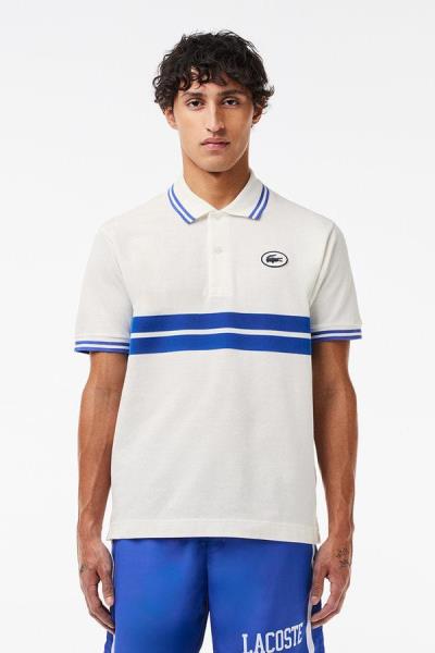 Áo thun Polo Lacoste Polera Original White Blue [Ph7447]