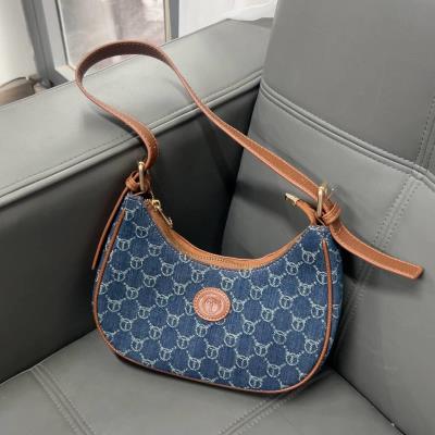 #SALE TÚI TTWN BEAR DENIM MONOGRAM HOBO  [TN-2927-17960] - ÁP DỤNG CHUYỂN KHOẢN