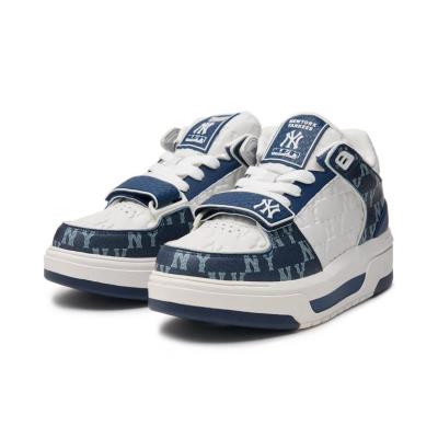 Giày MLB Chunky Liner Mid Classic Monogram NewYork Yankees [3ASXCMM4N 50NYS]